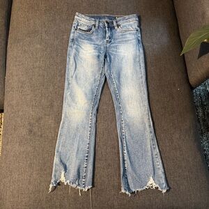 Blank NYC Jeans with Distressed Hem